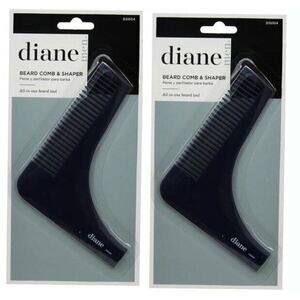 Beard Comb & Shaper Diane Beard Comb and Shaper 2 Pack‎